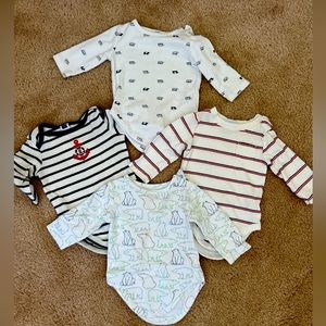 EUC Janie and jack boys 0-3 months Bodysuit Lot